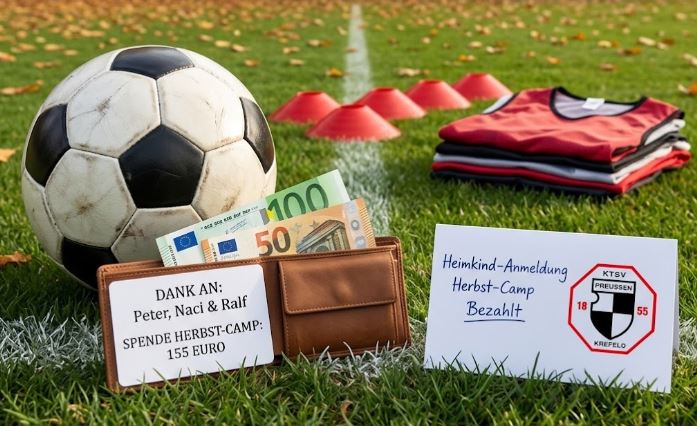 Spende für Herbst Fußball Camp